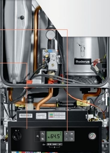 Buderus Gb072 cihaz içi görünüm
